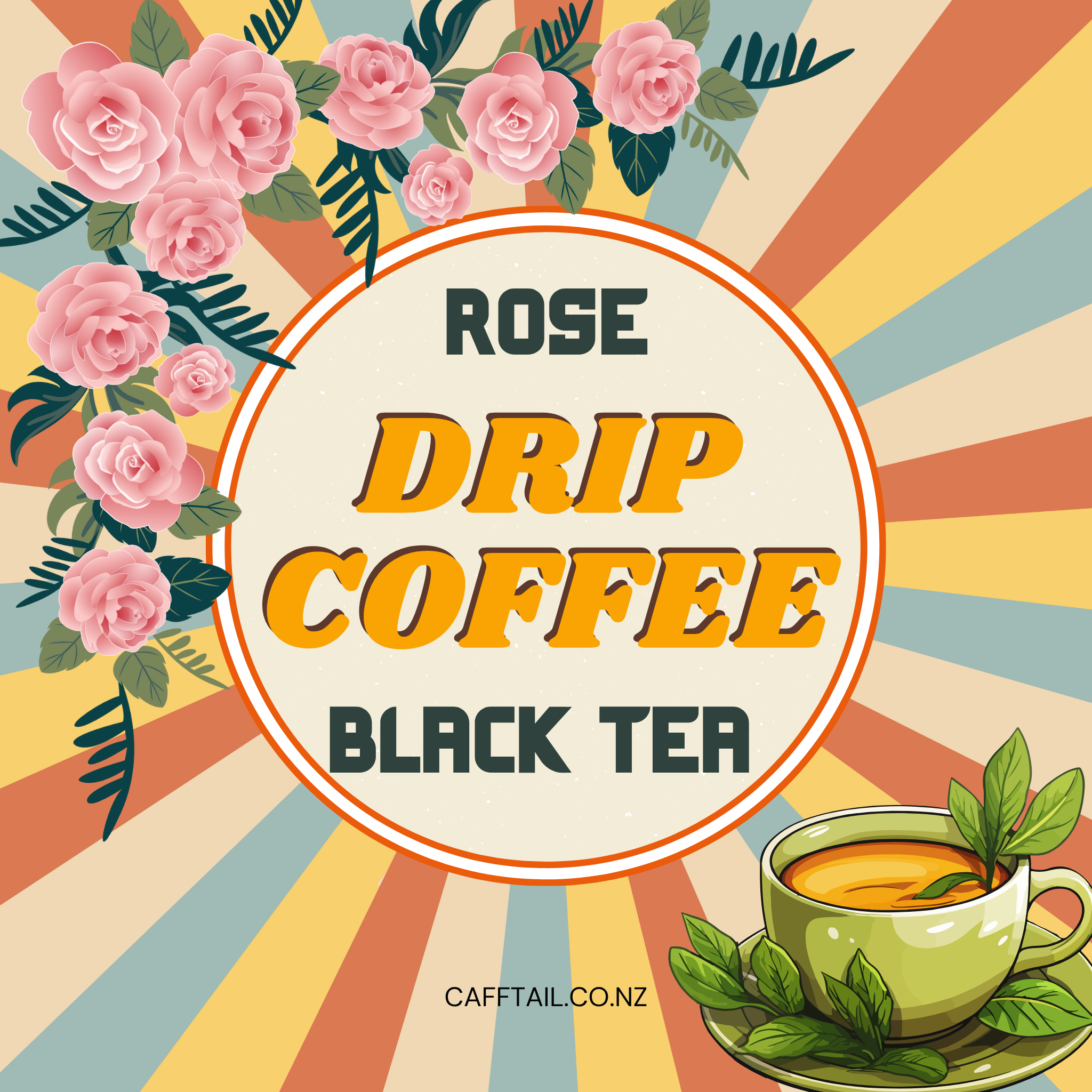 Rose Black Tea Drip Coffee
