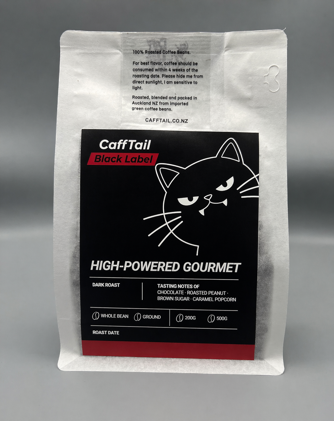 [CAFFTAIL BLACK LABEL] high-powered gourmet